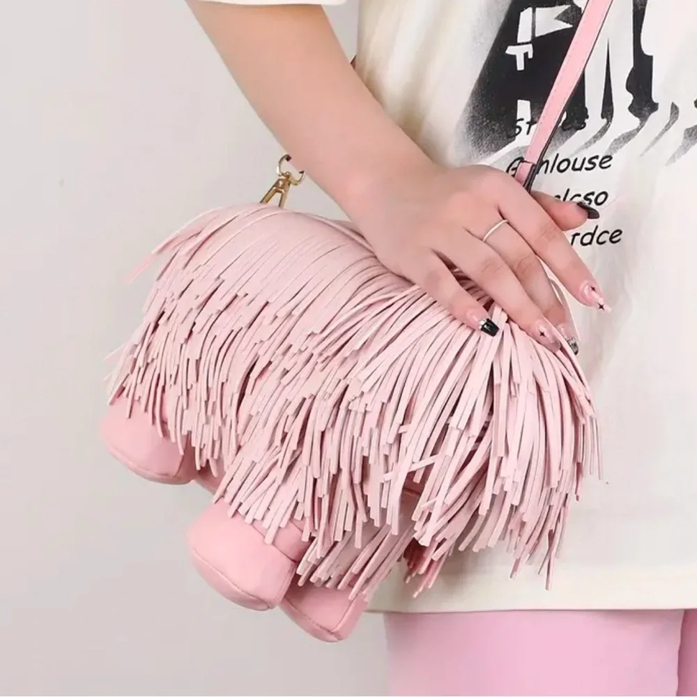 Sheep Dog Crossbody Bag Pink NWT​ - Picture 2 of 4